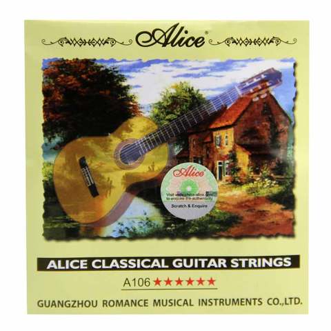 NUEVAS cuerdas de guitarra clásica Alice, Cuerdas de nailon transparente, A106 ► Foto 1/6