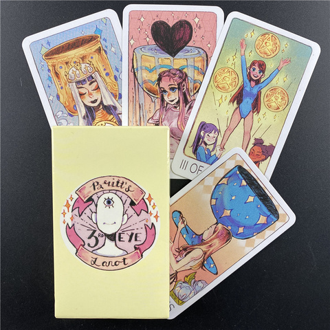 Cartas de Tarot de tres ojos, oráculo, fiesta de amigos, juego de mesa, adivinación, destino, gran oferta ► Foto 1/6