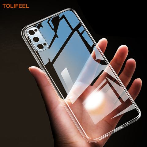 TOLIFEEL-funda de silicona suave para teléfono móvil Realme 7i 7 X7 Pro, funda de protección ajustada transparente TPU para OPPO Realme X7 Pro 7Pro 7i, funda trasera del teléfono ► Foto 1/6