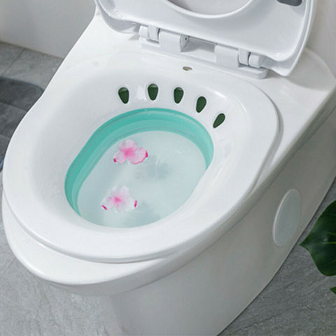 Bañera de baño portátil para mujeres embarazadas, bidé de Cuenca, posparto, hemorroides, baño para pacientes, Sitz ► Foto 1/6