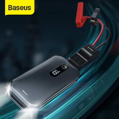 Baseus arrancador de batería de coche 12000mah 1000A portátil arrancador de emergencia banco de potencia 12V Auto Booster dispositivo de arranque batería de coche ► Foto 1/6