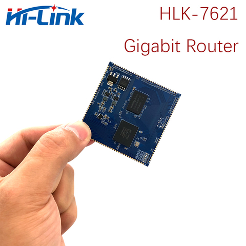 Módulo enrutador GbE, Ethernet Gigabit HLK-7621, versión Openwrt, con chip MT7621A, USB2.0/3,0, 1 unidad ► Foto 1/4