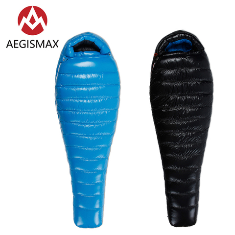 AEGISMAX-saco de dormir de plumón de ganso Serie G, ultraligero, para acampar al aire libre, senderismo, para mamás ► Foto 1/6