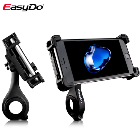 EasyDo bicicleta titular de teléfono montura de manillar de bicicleta soporte GPS soporte de teléfono para motocicleta titular Anti-Slip Universal giratorio 360 ► Foto 1/6