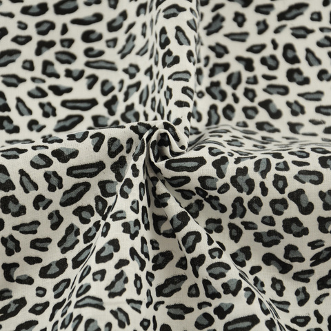 Booksew-tela de algodón con diseño de leopardo negro para niños, tela africana con cojín, DIY ► Foto 1/4