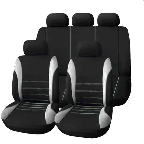 Funda universal para el asiento del automóvil, protector de cojín ajustado, transpirable, de poliéster, compatible con la mayoría de coches, camiones, SUV o furgonetas, accesorios de interior ► Foto 1/6