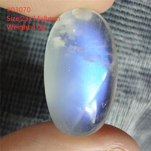 Piedra Lunar Natural de alta calidad para mujer, GEMA de luz azul, gota de agua colgante, cristal rectangular ovalado, curación AAAAA ► Foto 1/6