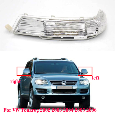 Para volkswagen touareg LED intermitente de espejo lateral luz para vw touareg 2002-2007 ala retrovisor se indicador de la lámpara ► Foto 1/6