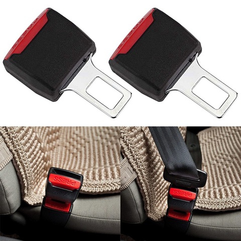 Extensor de Clip para cinturón de seguridad de coche, Conector de hebilla, inserto grueso, accesorios de Interior de coche, color negro creativo, 1 Uds. ► Foto 1/6