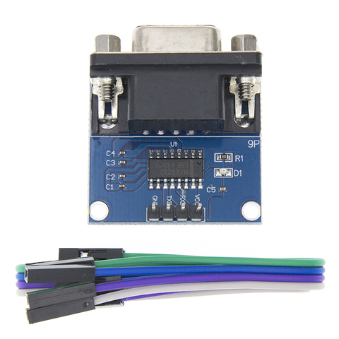 Módulo convertidor de puerto serie MAX3232 RS232 a TTL conector DB9 MAX232 ► Foto 1/6