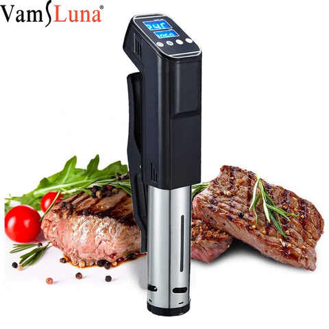 De vacío portátil lento Sous Vide comida cocina 1000W potente inmersión circulador de LCD pantalla Digital temporizador impermeable ► Foto 1/6