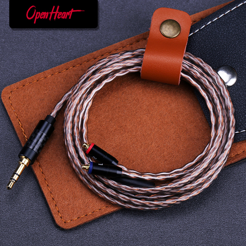 OPENHEART-Cable Original MMCX de 8 núcleos de alta calidad, Cables de repuesto para auriculares, 3,5mm, resistentes y duraderos ► Foto 1/6