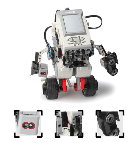 EV3 motores Compatible con EV6 31313 45544 ciencia educación Robot de bloques de construcción creativa de programación inteligente App programa ► Foto 1/5