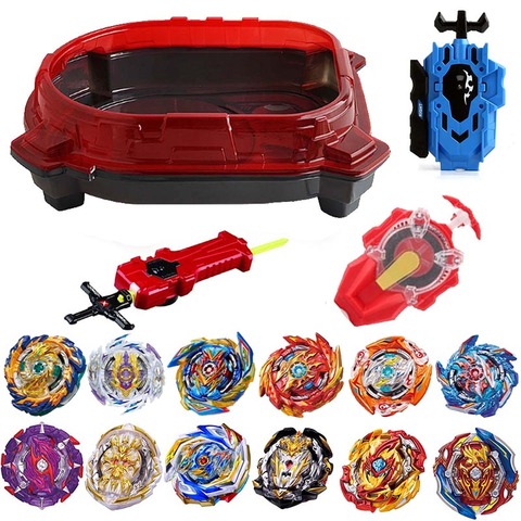 Nuevo lanzadores Beyblade Toupie Bayblades Metal negro bebés conjunto explosión Fafnir caja bey blade Bey blade Juguetes Para Childn ► Foto 1/6