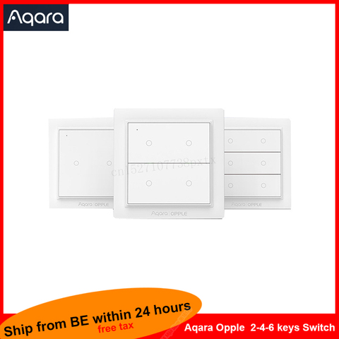 Aqara Opple-interruptor inteligente inalámbrico, sin cables, funciona con la aplicación Mijia, Apple HomeKit, interruptor de pared ► Foto 1/6