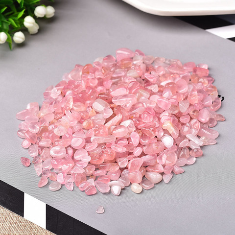 Cristal Natural de Cuarzo Rosa, mena Mineral espécimen, piedra curativo, Cuarzo Natural colorido para acuario, decoración para el hogar con piedras DIY ► Foto 1/6