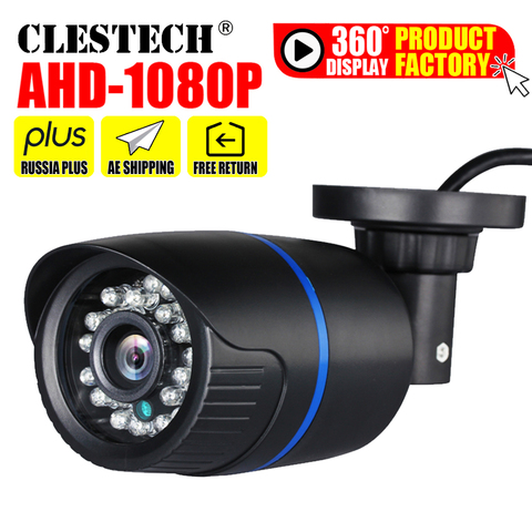 SONY IMX323 3000Tvl, cámara CCTV FULL AHD HD 720P/960P/1080P, cámara de seguridad digital impermeable para exteriores con soporte ► Foto 1/6