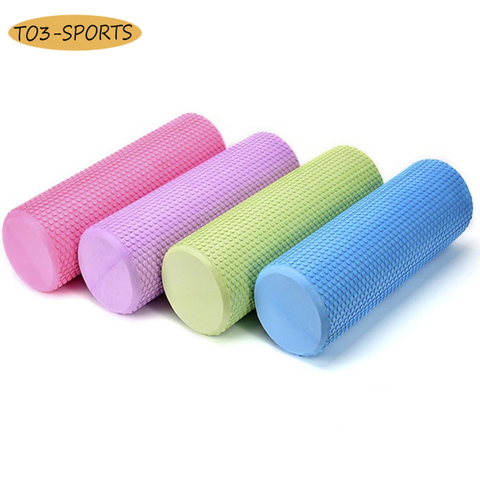 Rodillo de espuma EVA para Yoga, columna sólida de 60/45x15cm para Fitness, Pilates, bloques de rodillo de espuma, tren, gimnasio, Red de masaje, punto de terapia, ejercicio físico ► Foto 1/6