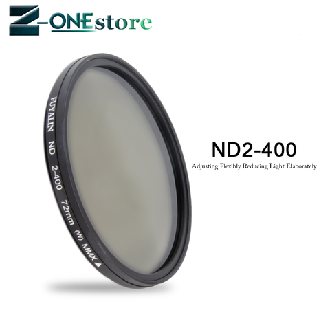 ND Filter37/52/52/58/67/77/82/86MM, densidad neutra ajustable ND2 a ND400 para lente de cámara ► Foto 1/6