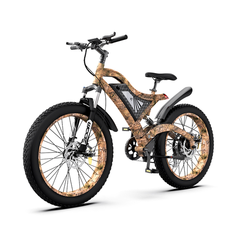 AOSTIRMOTOR-bicicleta eléctrica de montaña S18, 1500W, 48V, 14Ah, batería de litio extraíble, aleación de aluminio, neumático de Bicicleta electrónica ► Foto 1/6