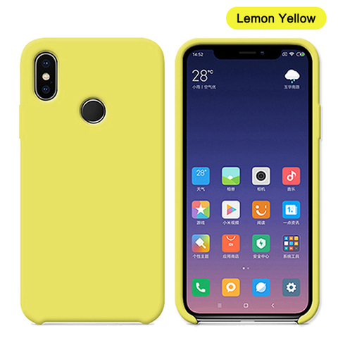 Oficial estilo funda de silicona para Xiaomi Redmi Nota 9 8 7 K20 Pro 8T 9A 9C 8A Mi nota 10 9 8 SE 9T Pro A2 6X mezclar 2s 3 funda ► Foto 1/6