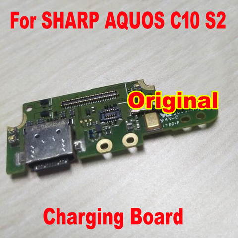 Puerto de carga de enchufe USB SHARP AQUOS C10 S2, Cable flexible, IC, móvil, piezas de Cable flexible, Original ► Foto 1/1