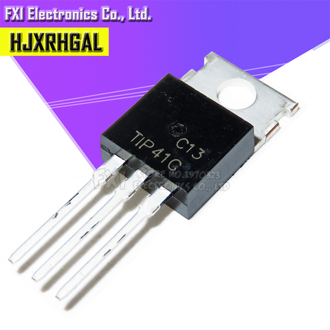 Transistor bipolar darington, 10 unidades/lote TIP41C TIP41 6A/100V, producto original de transistor ► Foto 1/2