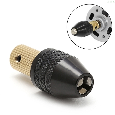 Eje del Motor eléctrico Mini Chuck abrazadera 0,3mm-3,5mm Mini broca 3,17mm Micro Chuck gota envío M12 dropship ► Foto 1/6