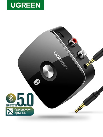 Ugreen-Adaptador receptor de audio Bluetooth 5.0, dispositivo con soporte LL para conector de 3,5mm, Aux y RCA, inalámbrico ► Foto 1/6