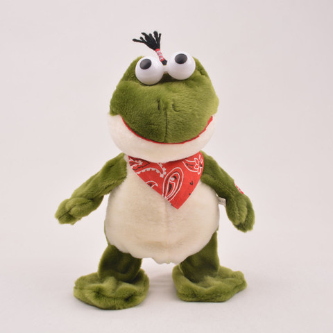 Crazy Frog-muñeco de felpa con forma de pato de felpa, Juguete Musical de peluche, para niños y niñas ► Foto 1/6