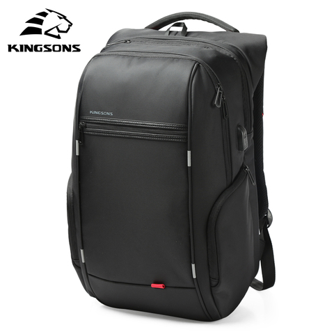 Mochilas Kingsons para hombre, mochila para ordenador portátil de 13 ''15'' 17 '', mochila con cargador USB, mochila antirrobo para adolescentes, moda de viaje para hombre ► Foto 1/6