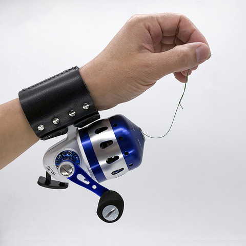 Slingshot Fishing Reel 6+1 BB 3.6 :1 Spinning Hand Wheel Outdoor Hunting Shooting Compound Bow Closed Reel with Line 2022 New ► Foto 1/6