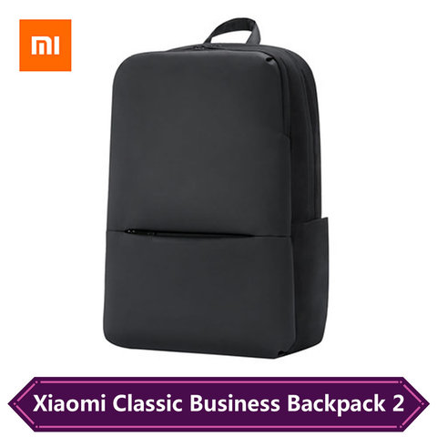 Nueva mochila de negocios clásica de Xiaomi bolsa de ordenador portátil de 2 Generación para hombres de 15,6 pulgadas mochila de viaje impermeable 18L de gran capacidad ► Foto 1/6