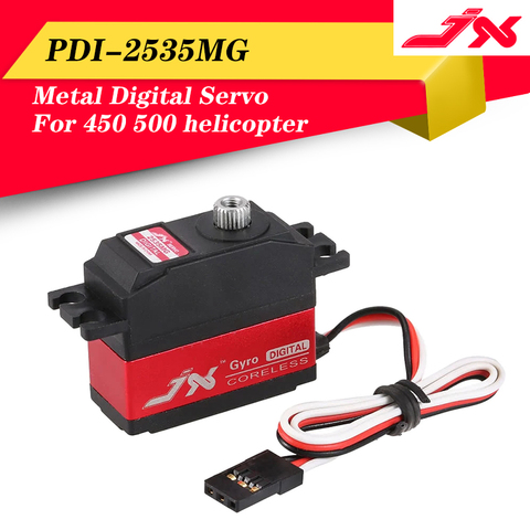 JX PDI-2535MG-Servo de cola sin núcleo para helicóptero de control remoto, 25g, engranaje de Metal a prueba de agua, Micro Digital, para avión de ala fija de helicóptero RC 450 500 ► Foto 1/6