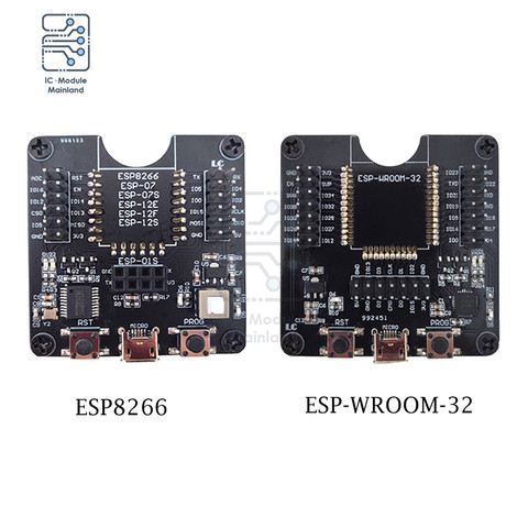 Placa de desarrollo de ESP-WROOM-32 para ESP32-WROVER ESP12S ESP07S, marco de prueba, herramienta de fijación para quemar, ESP-01S, WIFI, ESP8266 ► Foto 1/6