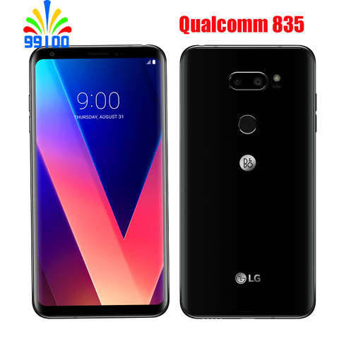 LG-teléfono inteligente V30 Original libre, 4GB RAM, 64GB/128GB ROM, Pantalla Completa de 6,0 pulgadas, Qualcomm 835, ocho núcleos, Cámaras traseras duales, sin idioma hebreo ► Foto 1/6