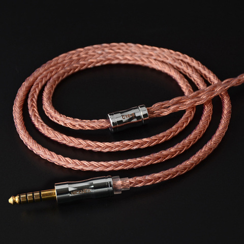 NiceHCK-Cable de cobre de alta pureza, C16-3 de 16 núcleos, 3,5/2,5/4,4mm, MMCX/2Pin/QDC/NX7, conector para KZCCATRN TFZ QDC DB3 NX7 Pro DB-03 ► Foto 1/6