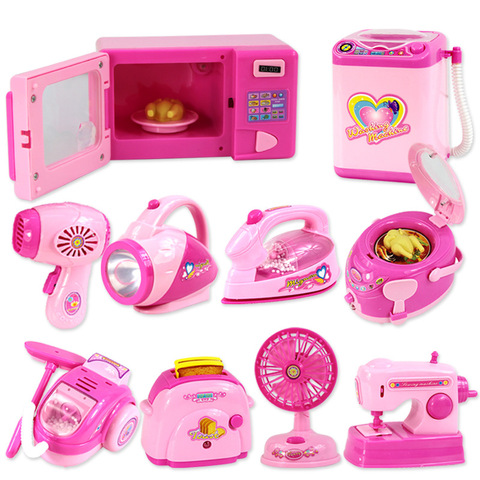 Juguetes de cocina de tamaño Mini para niñas, accesorios de cocina de juguete, tostador ► Foto 1/6