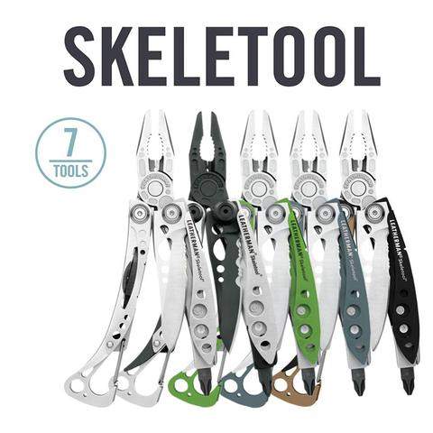 LEATHERMAN - Skeletool ligero multiherramienta con Combo cuchillo y abrelatas de botella XS/SX/CX/RX ► Foto 1/6