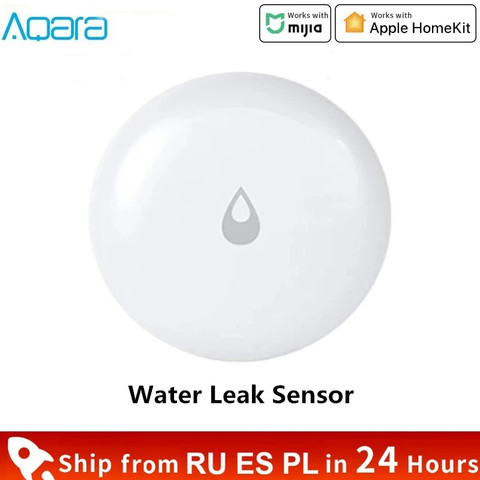 Sensor de inmersión en agua Xiaomi Aqara, Detector de fugas de agua por inundación, alarma remota, Sensor de remojo de seguridad con Mijia Gateway 3 ► Foto 1/6