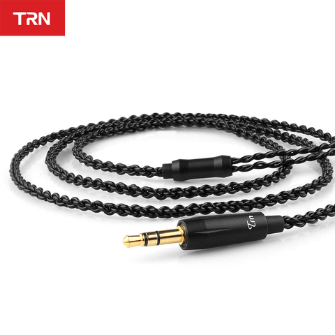 TRN-Cable de auriculares de alta fidelidad, conector MMCX de 2 pines para TRN V90/V20/V60 V80 V30, en Stock, A1 ► Foto 1/6