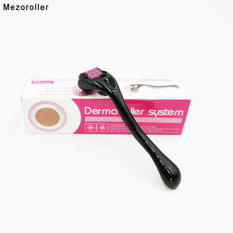 Mezoroller Derma rodillo 540 agujas microagujas para el cuidado de la piel tratamiento corporal Meso cara Dermo micronadel Micro agulha Facial ► Foto 1/6