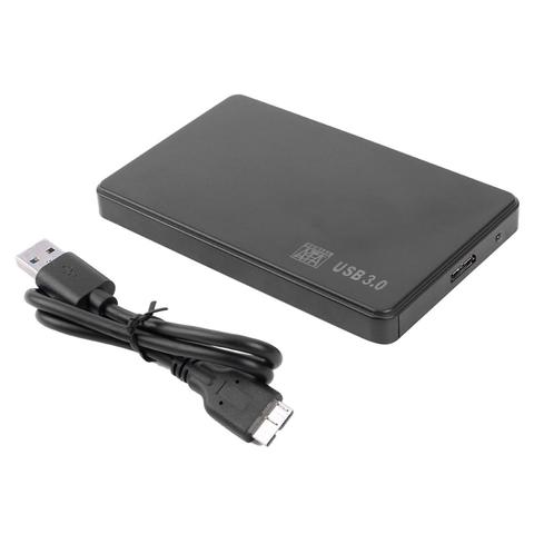 caja disco duro 2.5 usb 3.0 2,5 pulgadas HDD SSD caso Sata a USB 3,0 adaptador 2,0 libre de 5 Gbps de la caja de disco duro carcasa soporte 2TB HDD disco para WIndows Mac OS ► Foto 1/6