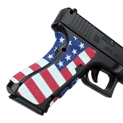 Antideslizante de goma-agarre con textura de cinta para Glock 17 19 20 21 22 25 26 27 33 43 funda pistola accesorios para revistas ► Foto 1/5