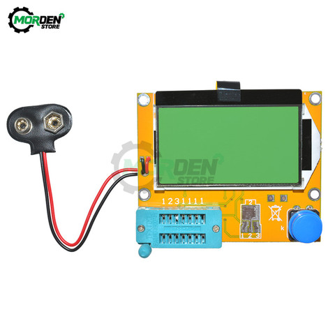 Mega328 LCR-T4 LCD comprobador de transistores Digital medidor de luz diodo de triodo medidor de capacitancia para controlador MOSFET/JFET/PNP/NPN L/C/R 1 ► Foto 1/6