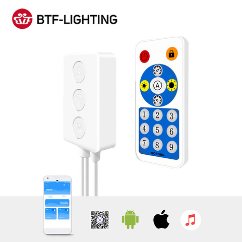 Controlador de música SP601E WS2812B WS2811, con micrófono incorporado, doble señal, píxeles direccionables, tira de luz LED RGB, DC5V-24V con aplicación IOS/Android ► Foto 1/6