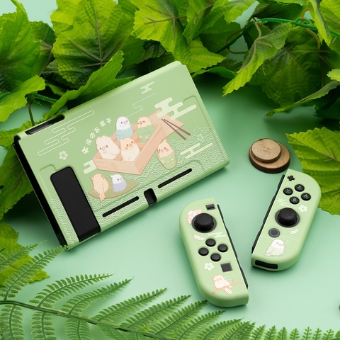 Geekshare-funda blanda de TPU para Nintendo Switch, cubierta trasera con dibujo de cuento de bebé, loro, para Nintendo Switch ► Foto 1/5