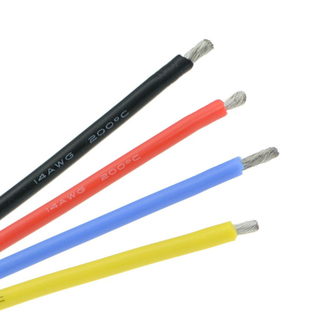 12AWG, 14AWG, 16 AWG, 18AWG, 20AWG, 22AWG, 24AWG, 28AWG, 30 AWG, cable de silicona Flexible y resistente a altas temperaturas para RC ► Foto 1/6