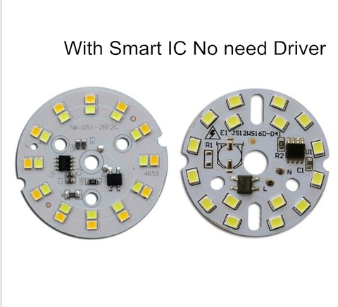 3-5 unids/lote SMD 2835 LED lámpara de luz de la viruta inteligente IC poder 220V 3W 5W 7W 9W 12W lámparas Led para interiores reflector blanco no necesita controlador ► Foto 1/4