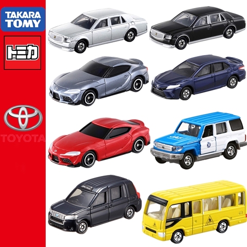 TAKARA TOMY-coche de la serie TOMICA Toyota, Hiace Crv, colección de juguetes fundidos para bebés, modelo de vehículo, Mould Pop Bus ► Foto 1/5